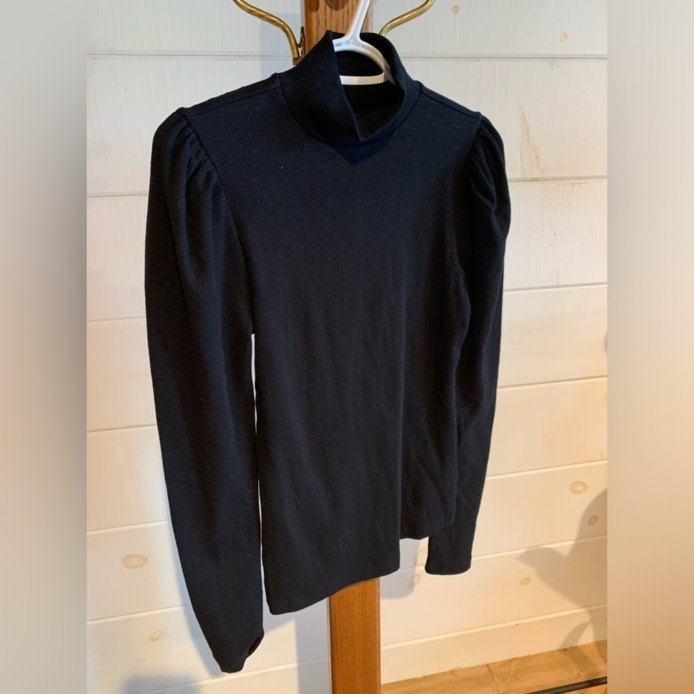 Gap New Black Long Sleeve  Turtleneck Size Small